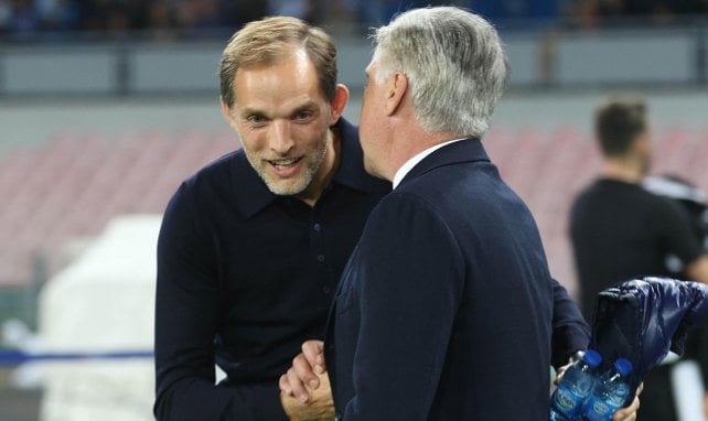 Thomas Tuchel et Carlo Ancelotti