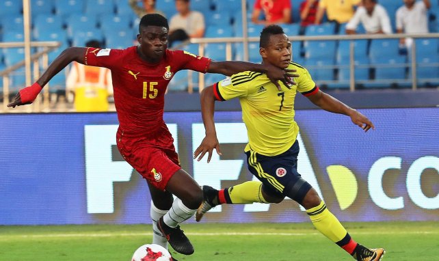 Gideon Mensah avec le Ghana U-17