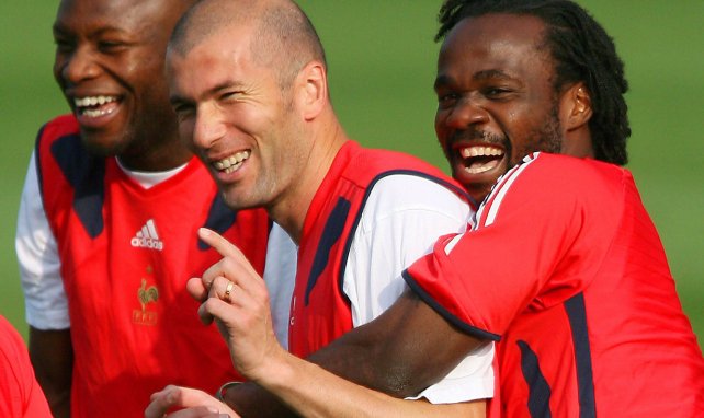 Pascal Chimbonda et Zinédine Zidane