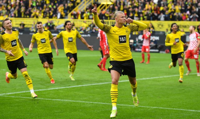 Erling Braut Haaland buteur avec le Borussia Dortmund