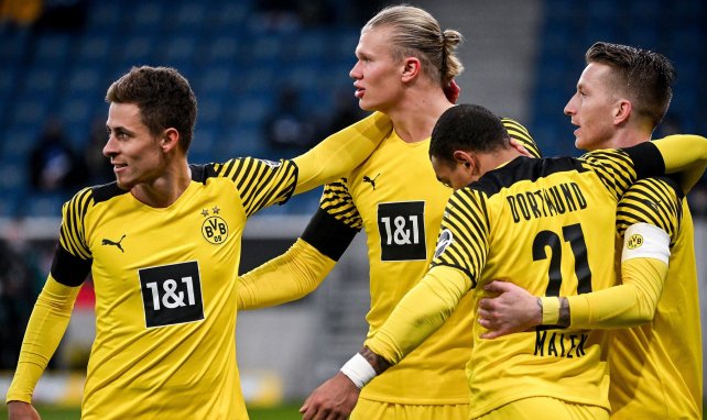 Erling Haaland sous les couleurs du Borussia Dortmund. 