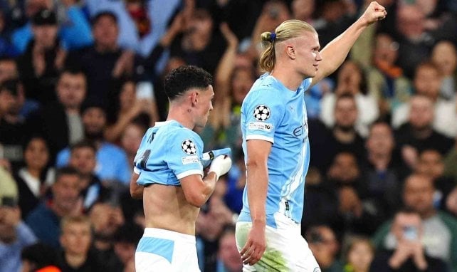 Erling Haaland avec Manchester City