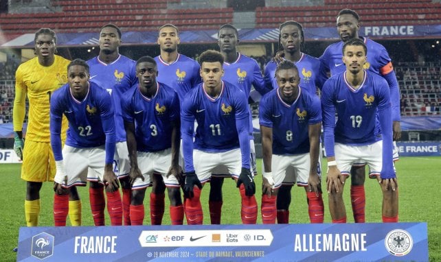 L'équipe de France Espoirs en amical contre l'Allemagne