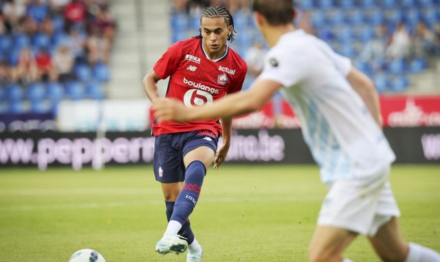 Ethan Mbappé avec le LOSC face à Genk en amical