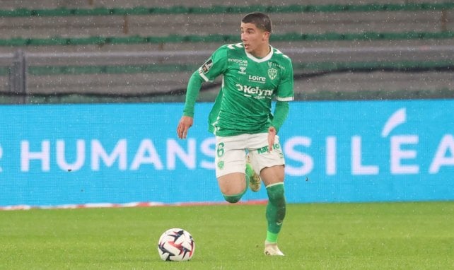 Benjamin Bouchouari avec l'ASSE