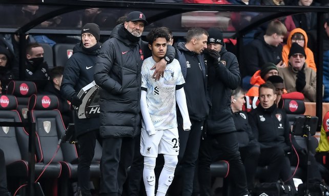 Fabio Carvalho avec Klopp