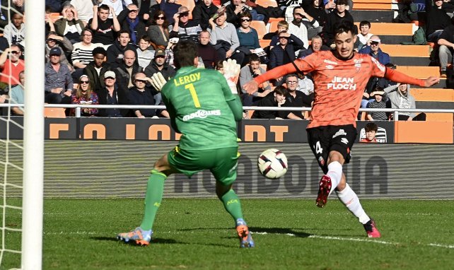 Romain Faivre a marqué son premier but avec Lorient contre Ajaccio
