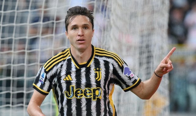 Federico Chiesa, sous les couleurs de la Juventus.