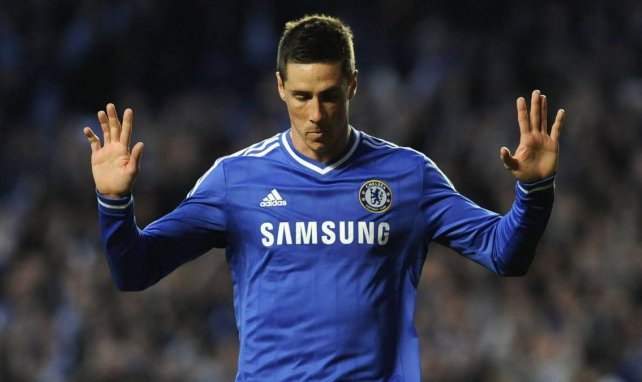 Fernando Torres avec le maillot de Chelsea