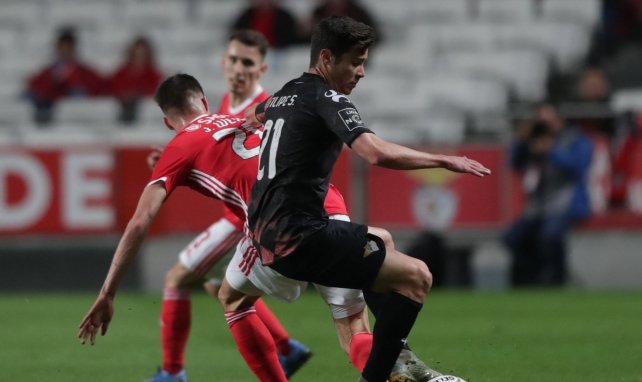 Filipe Soares à l'œuvre contre Benfica