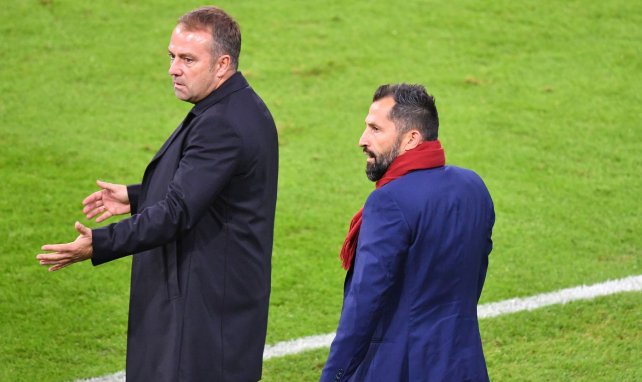 Hans-Dieter Flick le coach du Bayern Munich et Hasan Salihamdzic le directeur sportif