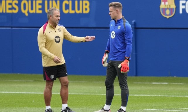 Hansi Flick et Marc-André ter Stegen