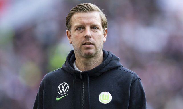 Florian Kohfeldt sur le banc du VfL Wolfsburg.