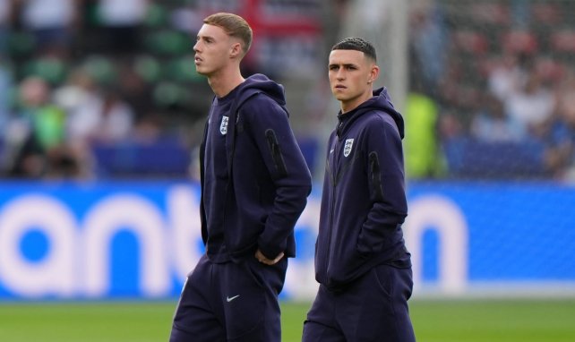 Cole Palmer et Phil Foden avec l'Angleterre