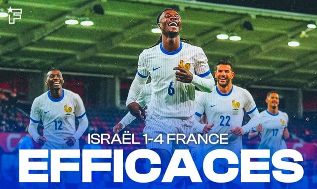 Des Bleus efficaces s'offrent une bouffée d'oxygène face à Israël