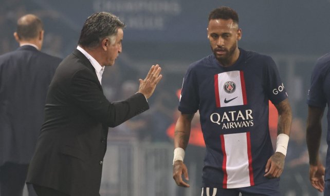Galtier discute en plein match avec Neymar