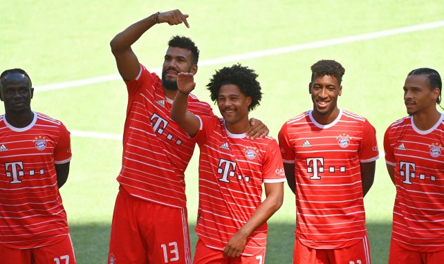 Les joueurs du Bayern tout sourire