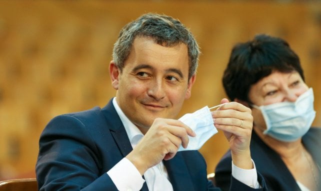 Gérald Darmanin lors de l'élection du maire de Tourcoing