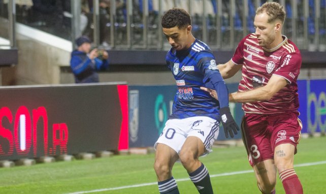 Gessime Yassine avec l'USLD Dunkerque en Ligue 2