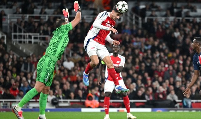 Gianluigi Donnarumma en action avec le PSG.