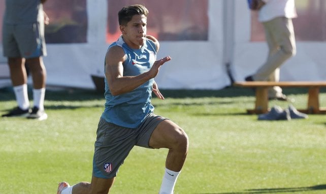 Giuliano Simeone à l'entraînement avec l'Atlético