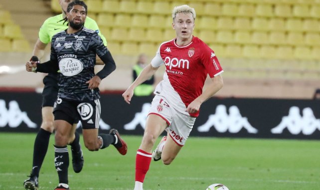 Aleksandr Golovin en action avec l'AS Monaco. 