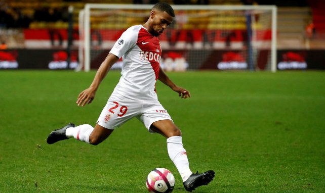 Samuel Grandsir lors d'un Monaco-Guingamp en décembre 2018
