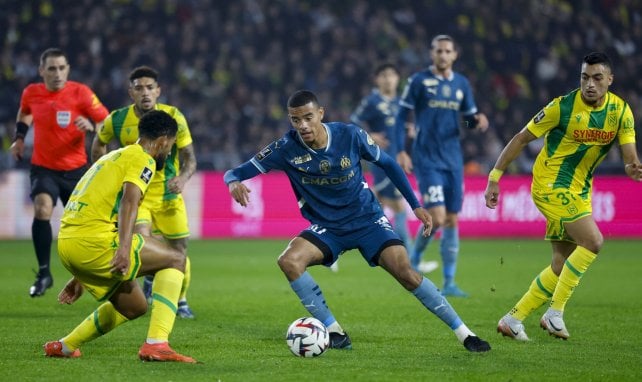 Mason Greenwood en action avec l'OM.