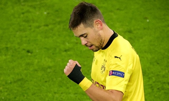 La joie de Raphaël Guerreiro avec Dortmund