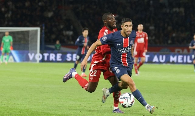 Achraf Hakimi sous les couleurs du PSG.