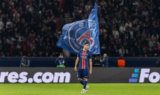 Achraf Hakimi sous les couleurs du PSG.