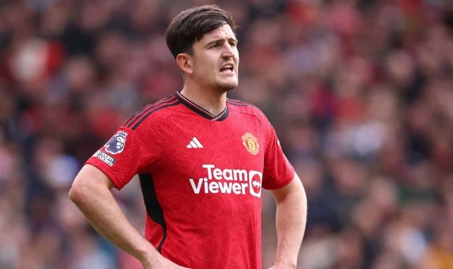 Harry Maguire avec Manchester United