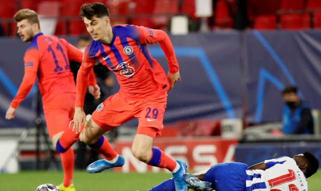Kai Havertz en action contre le FC Porto