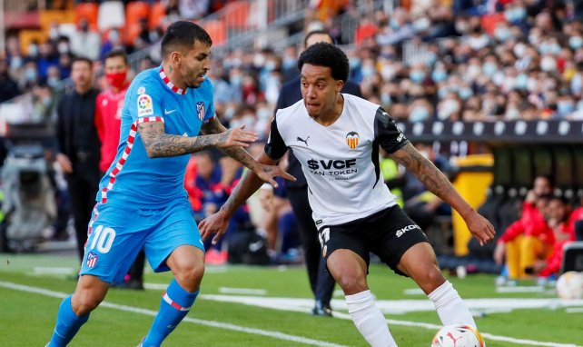 Helder Costa contre l'Atlético de Madrid