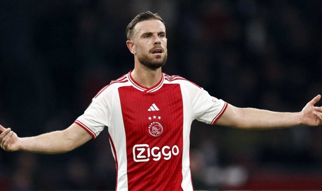 Jordan Henderson lors de Ajax-BFK Bodø/Glimt en Ligue Europa