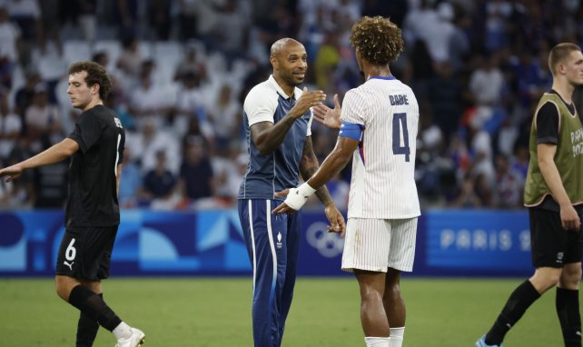 Thierry Henry avec Loïc Badé