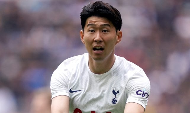 Heung-Min Son sous le maillot de Tottenham.