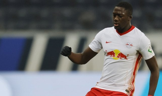 Ibrahima Konaté sous les couleurs du RB Leipzig