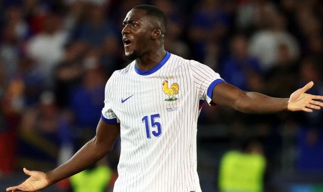 Ibrahima Konaté sous le maillot des Bleus