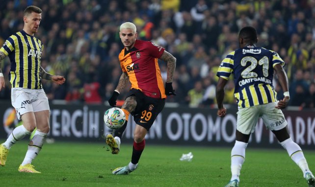 Mauro Icardi en action avec Galatasaray