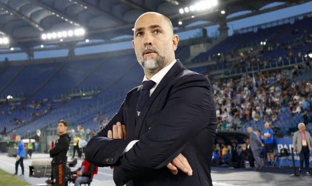 Igor Tudor lorsqu'il entraînait la Lazio