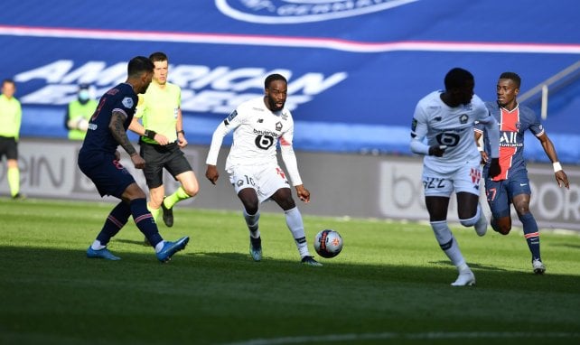 Jonathan Ikoné face au PSG