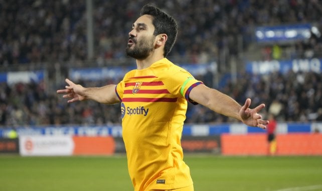 Ilkay Gündogan, avec le FC Barcelone.