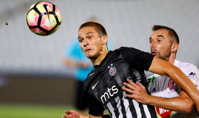 Djordje Jovanovic sous les couleurs du Partizan Belgrade
