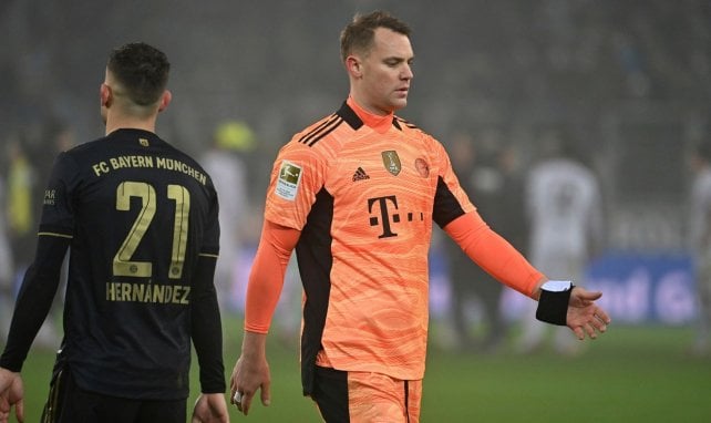 Manuel Neuer aux côtés de Lucas Hernandez