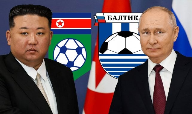 Kim Jong-un et Vladimir Poutine 