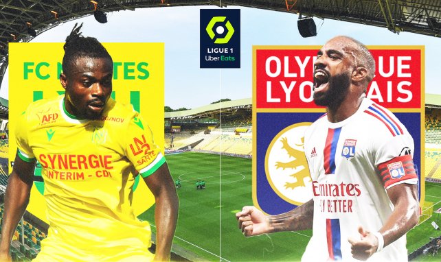 Les compositions de FC Nantes - Olympique Lyonnais