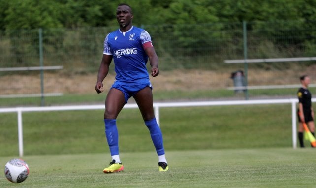 Florentin Pogba sous les couleurs de l'UNFP FC.