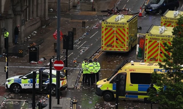 Scène de chaos à Liverpool
