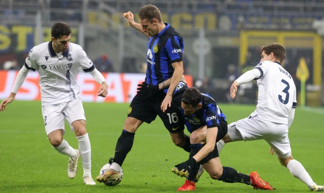 Davide Frattesi sous le maillot de l'Inter Milan. 